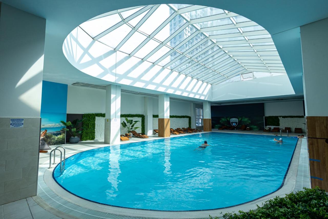16Th Floor Sky View Condo With Pool And Fitness Skopje Exterior photo